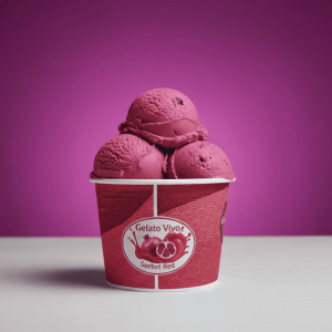 ג'לטו ויו: טעם סורבה אדום